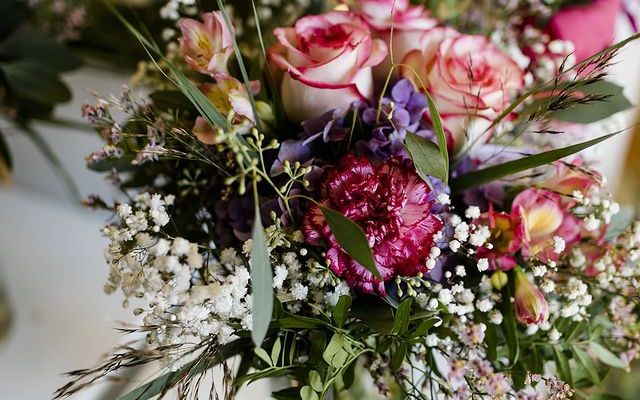 Duftrose – buntes Bouquet