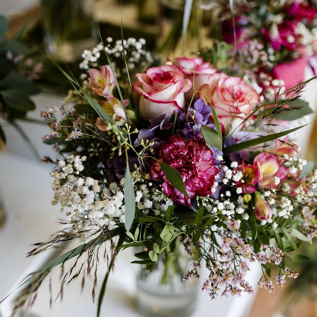 Duftrose – buntes Bouquet