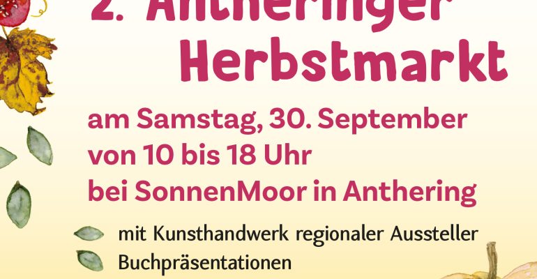Flyer 2. Antheringer Herbstmarkt