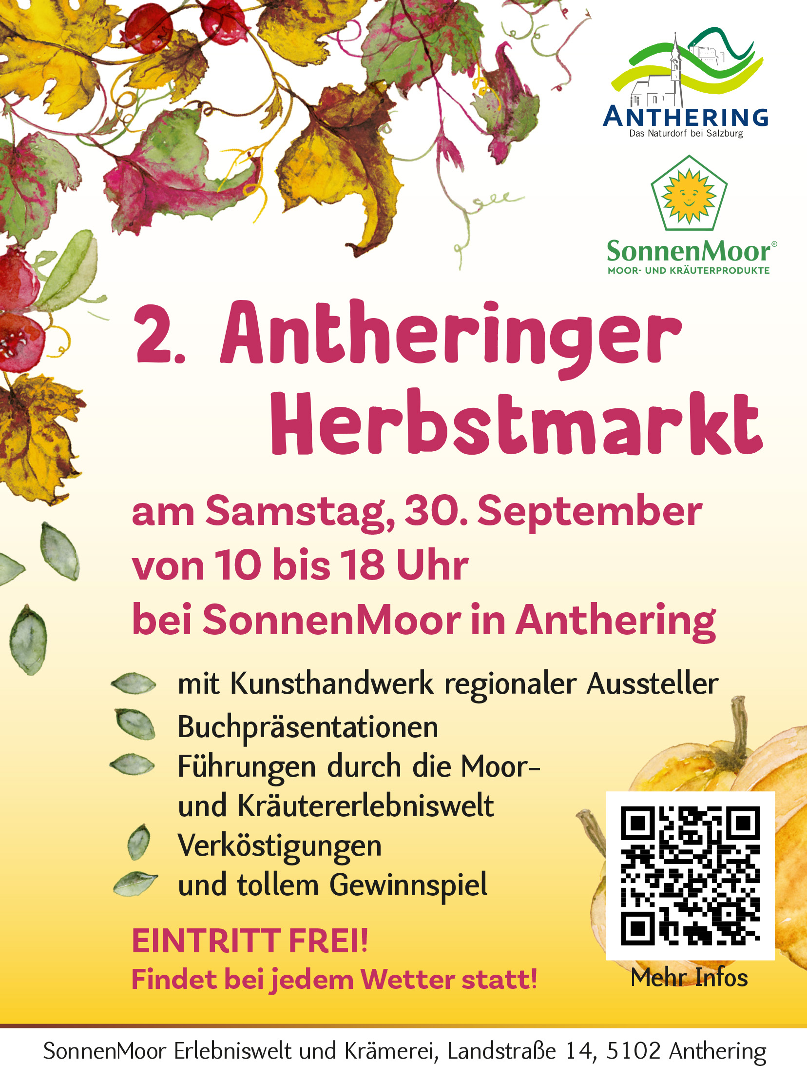 Flyer 2. Antheringer Herbstmarkt